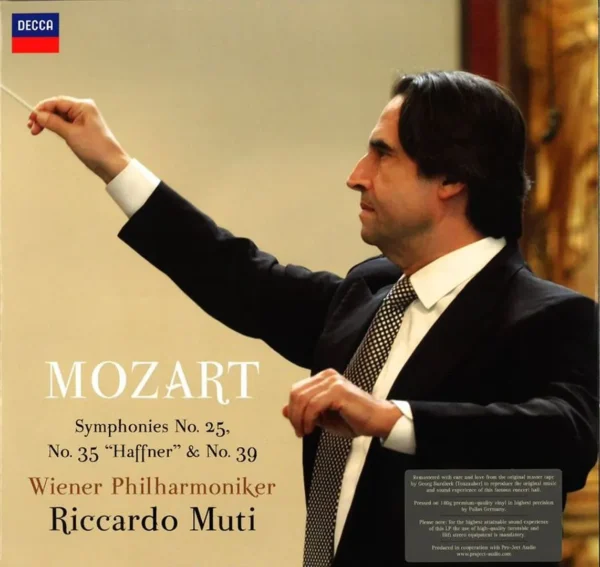 Vinüülplaat W. A. Mozart – No. 25, 35 & 39